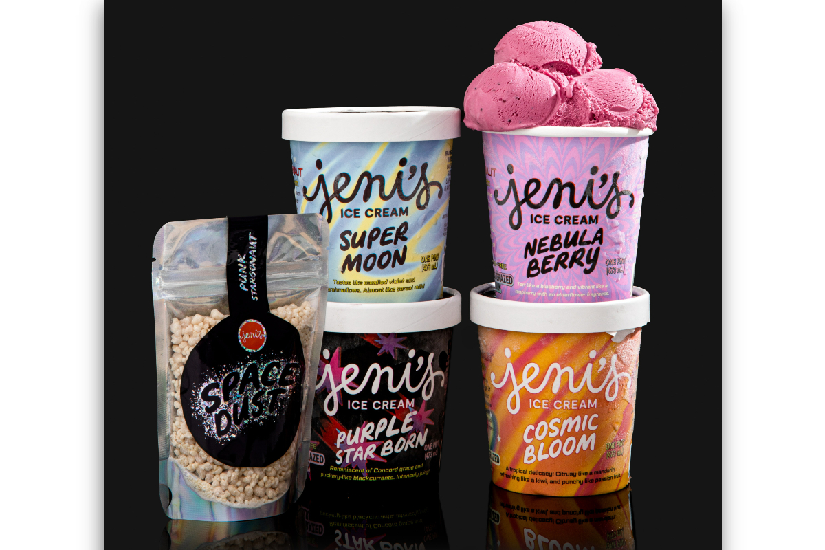 Jenni's Splendid Ice Creams Punk Stargonaut Collection special flavors new products dessert snacks dairy solar eclipse limited edition