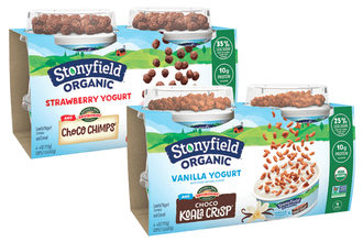 Stonyfield Organic Kids Yogurt with Nature’s Path EnviroKidz Cereal Toppers