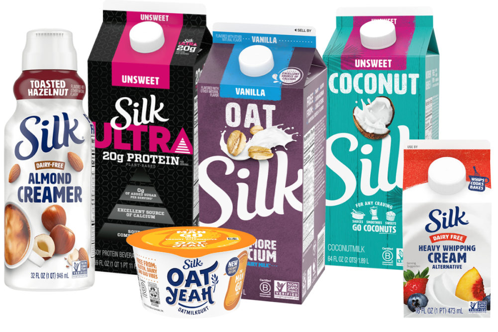 Silk plant-based products