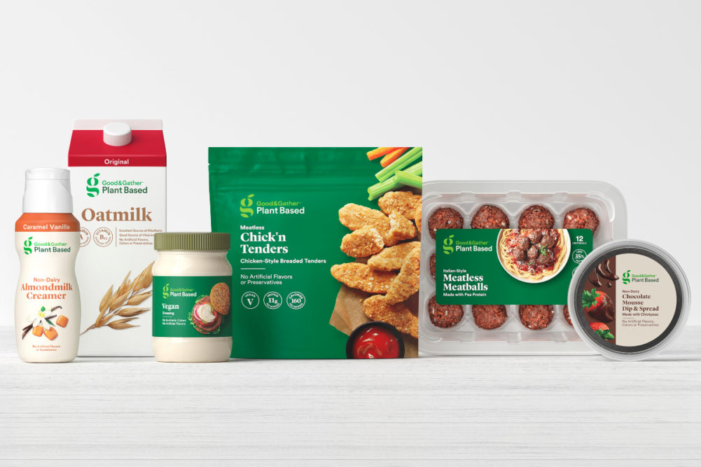 Target Good & Gather Plant Based products