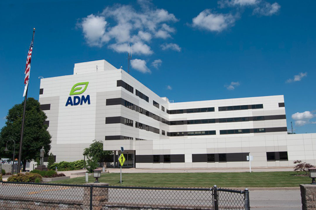 ADM facility with new logo