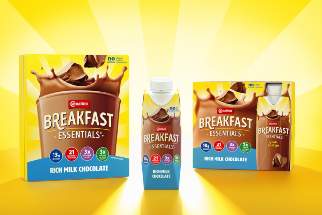 Nestle’s Carnation brand has reduced the added sugars content in its Breakfast Essentials original nutritional drinks and powder drink mixes by 25%.
