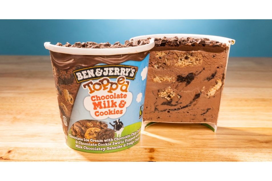 Ben & Jerry's Topped chocolate milk and cookies, dirt cake | Dairy Processing