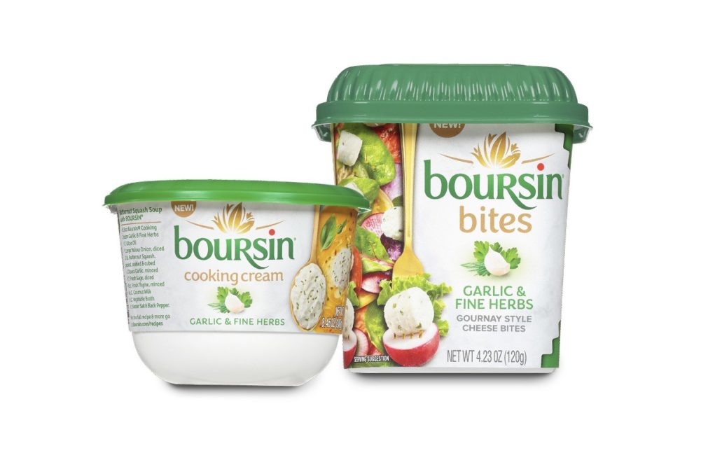 Boursin bites and cream