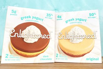 Enlightened greek yogurt cheesecakes