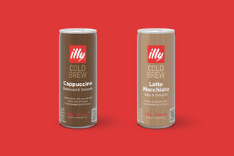 Illy cold brew new flavors Cold Brew Cappuccino Latte Macchiato cans