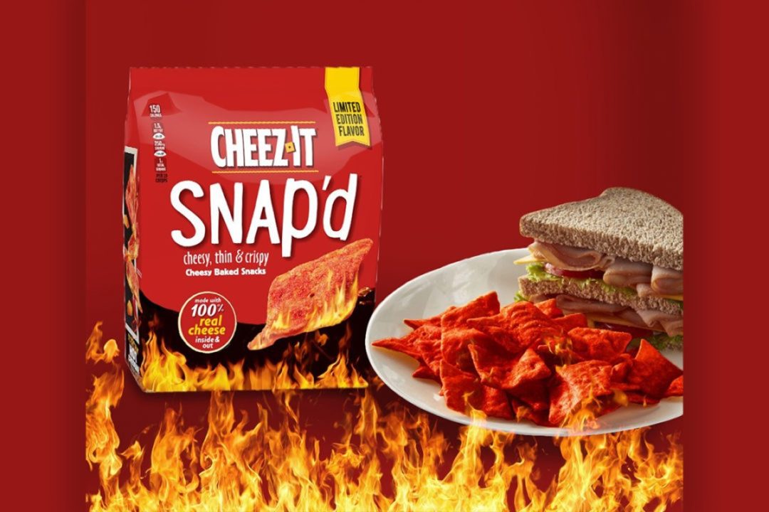 Cheez-It Snap'd Schorchin' Hot Cheddar new flavor