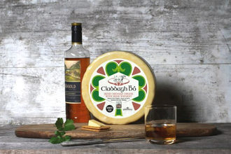 Claddagh b%c3%b3 irish whiskey cheddar from somerdale international imported cheese irish and british