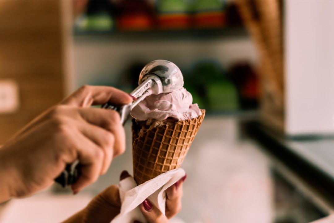 ice cream shop ice cream cone