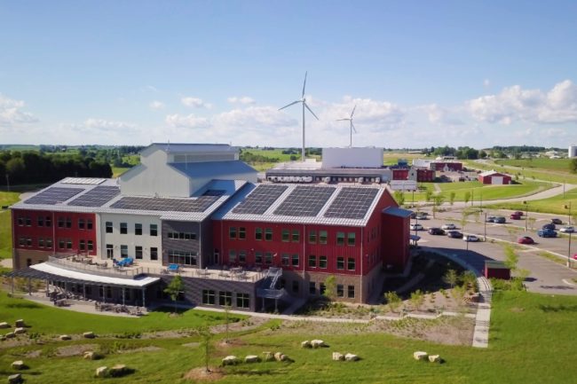 Organic Valley Cashton Wisconsin sustainability solar power