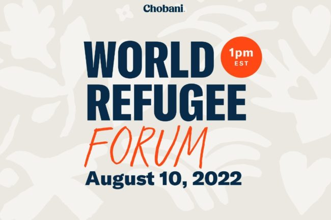 Chobani refugee forum.jpg