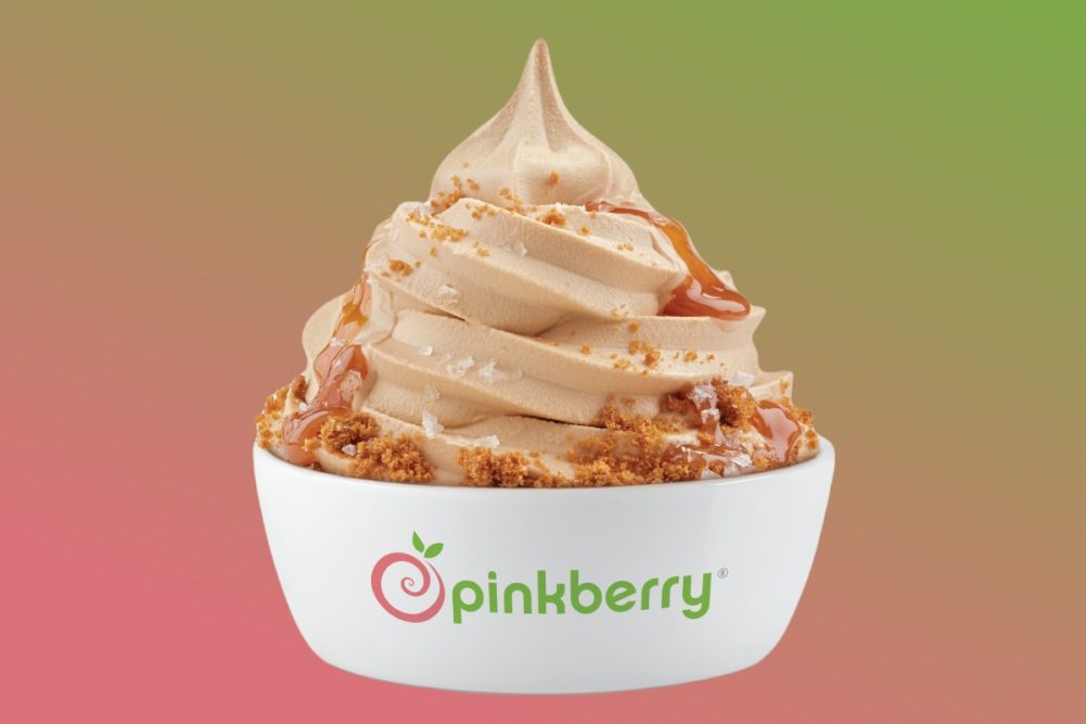 Pinkberry limited time flavor summer fall Salted Caramel Cookie topped toppings