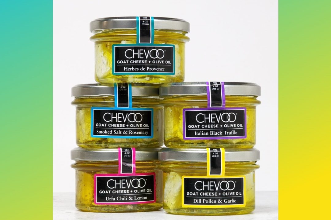 Chevoo Goat Cheese Olive Oil flavors relaunch marinated goat cheeses Belle Chevre