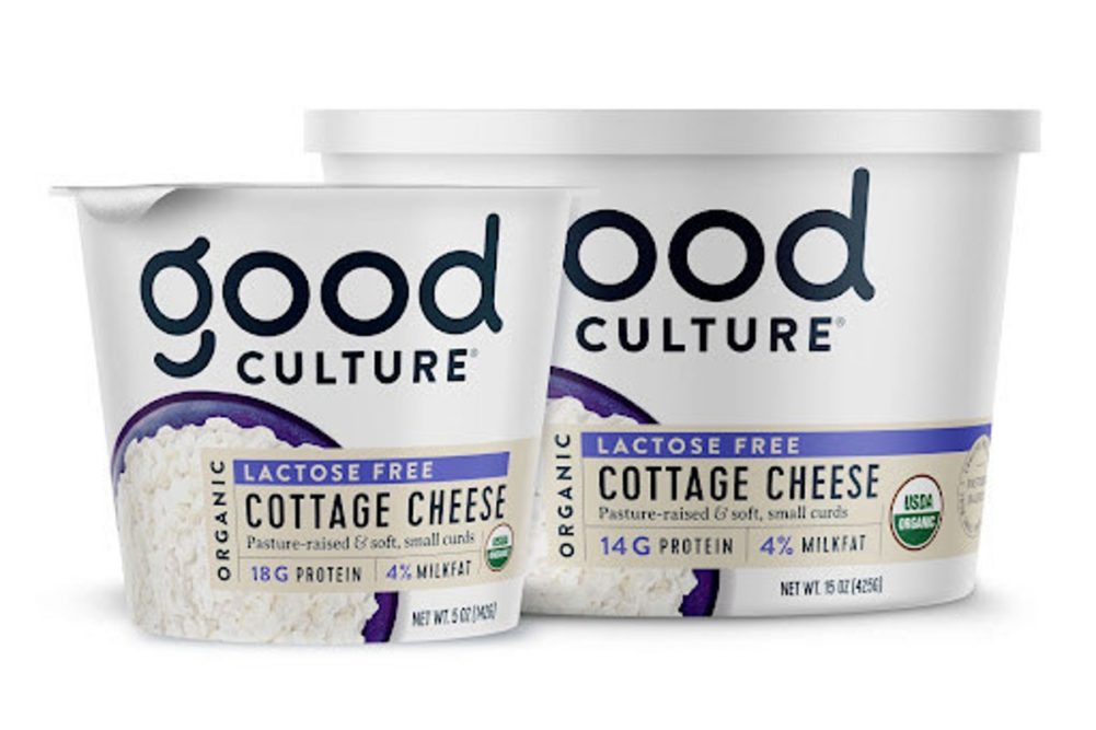 Good Culture Organic Lactose Free Cottage Cheese new product free from dairy