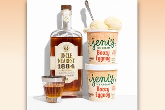 Jeni's Splendid Ice Cream Boozy Eggnog Uncle Nearest new flavor spiked eggnog whiskey
