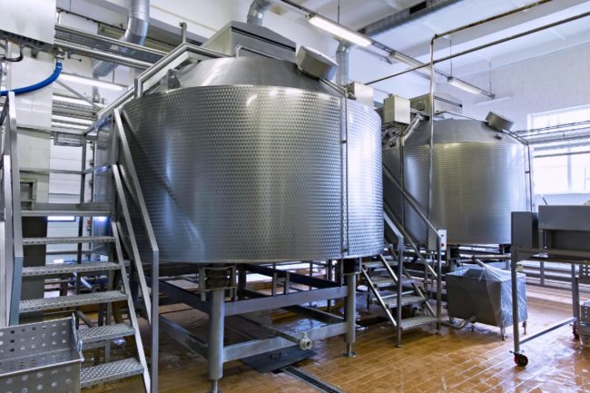 dairy processing equipment milk tanks facility plant