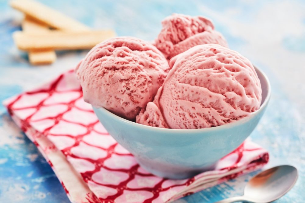 ice cream bowl flavors sweeteners
