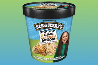 Ben and Jerry's Lights Caramel Action new flavor Ava DuVernay ice cream and non dairy nonprofit