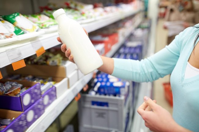 milk shopping consumer grocery retail