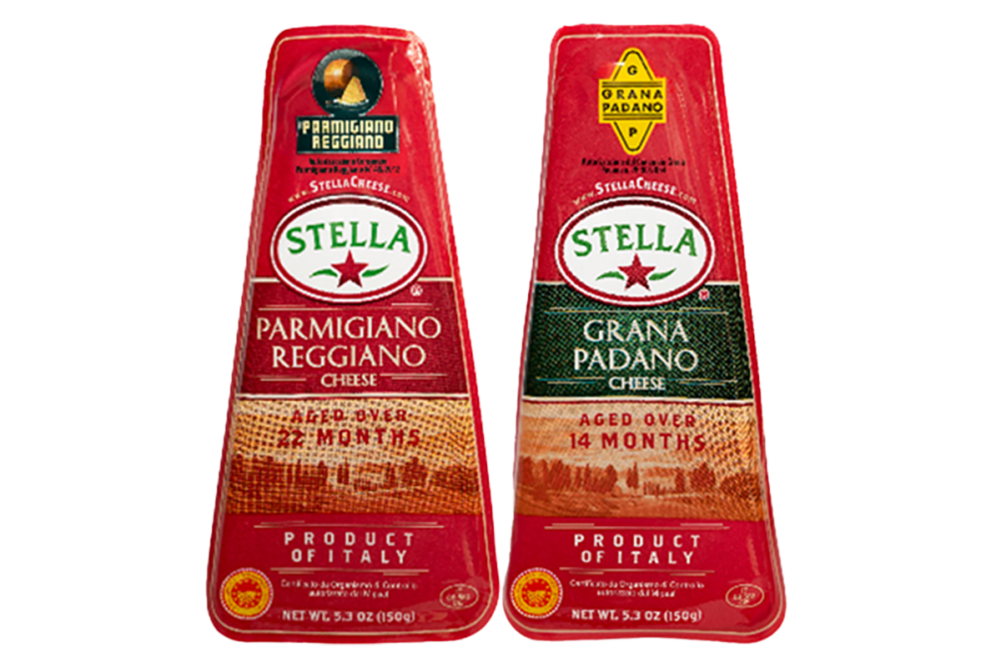 Saputo cheese Stella parmigiano reggiano grana padano aged Italian imports