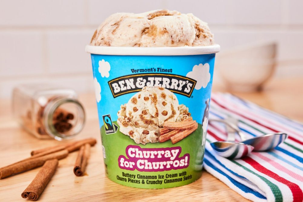 Churray for Churros Ben & Jerry's new flavor ice cream churro