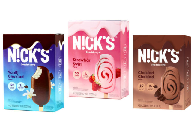 Nicks ice cream bars new products flavors