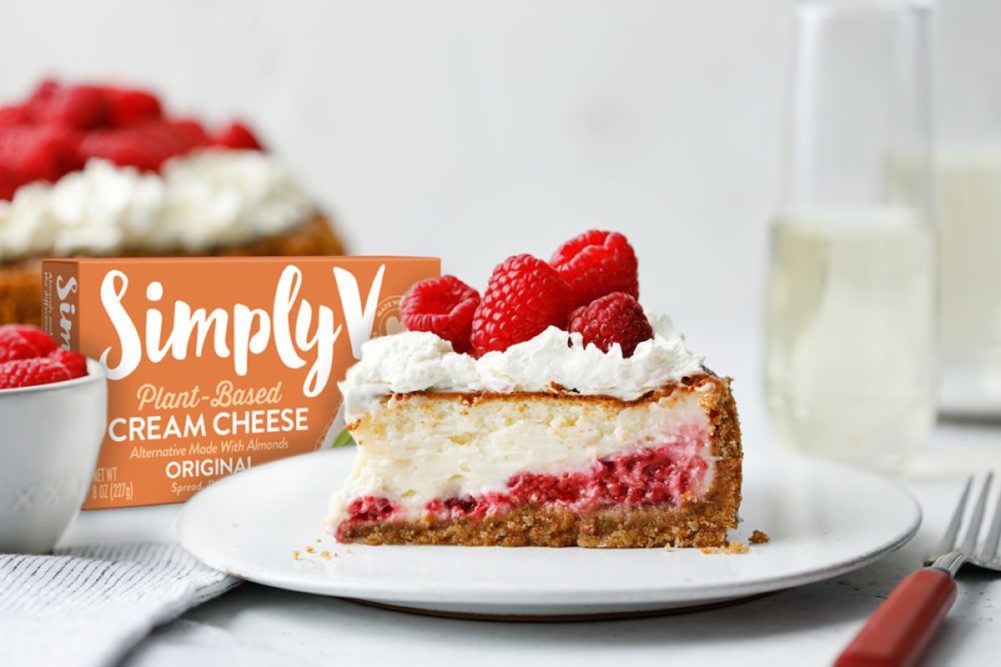 Franklin Foods Simply V Cheesecake plant-based new products cream cheese dairy alternatives