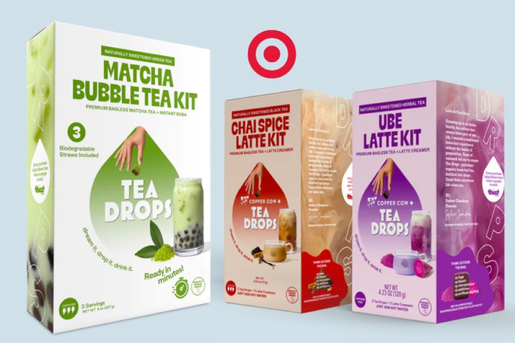 Tea Drops Kits latte bubble tea Target bagless dissolvable