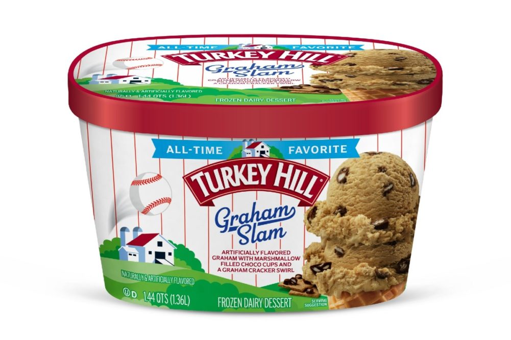 Turkey Hill Graham Slam ice cream flavors baseball