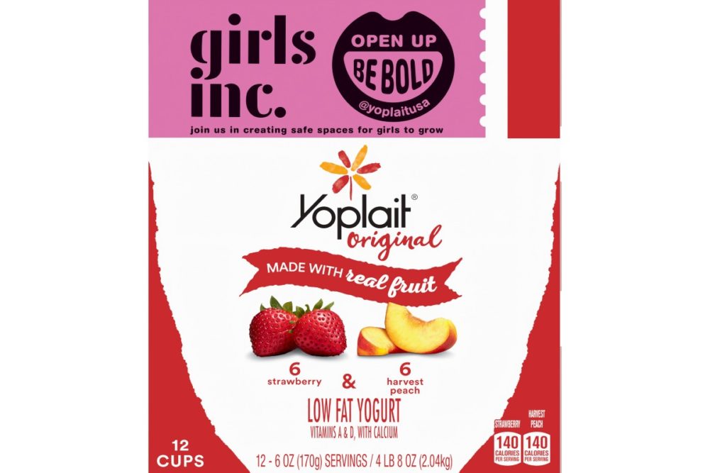Yoplait x Girls Inc. partnership campaign yogurt women dairy