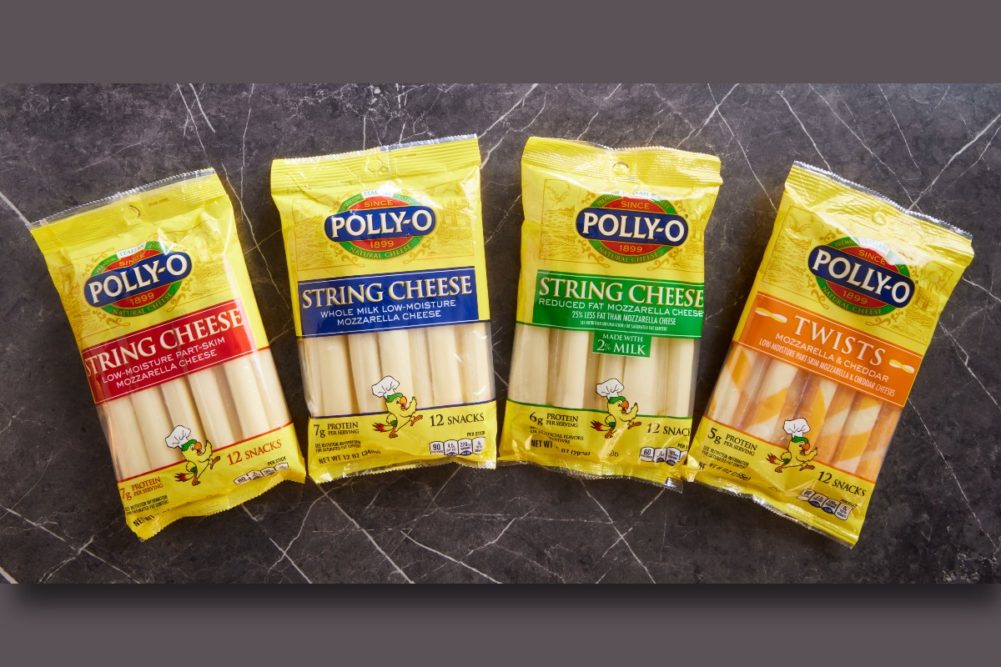 Polly-O string cheese flavors BelGioioso Cheese Inc. mozzarella snacks