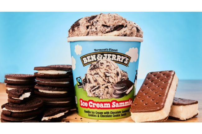 Ben & Jerry's Ice Cream Sammie new flavors pints summer ice cream sandwich limited batch