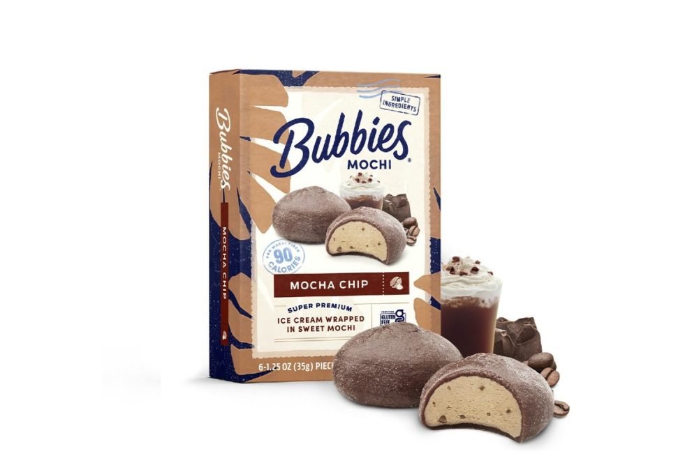 Bubbies Ice Cream mochi mocha chip ice cream premium treats indulgent