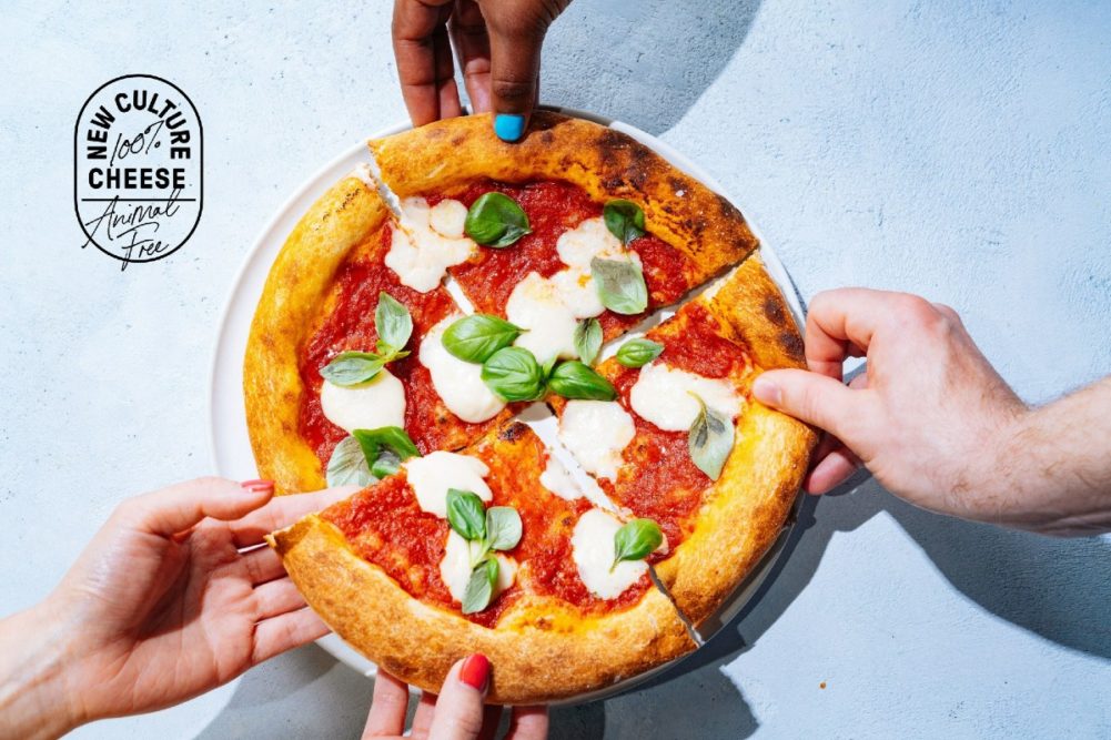 New Culture animal free cheese mozzarella pizza Pizzeria Mozza launch 2024