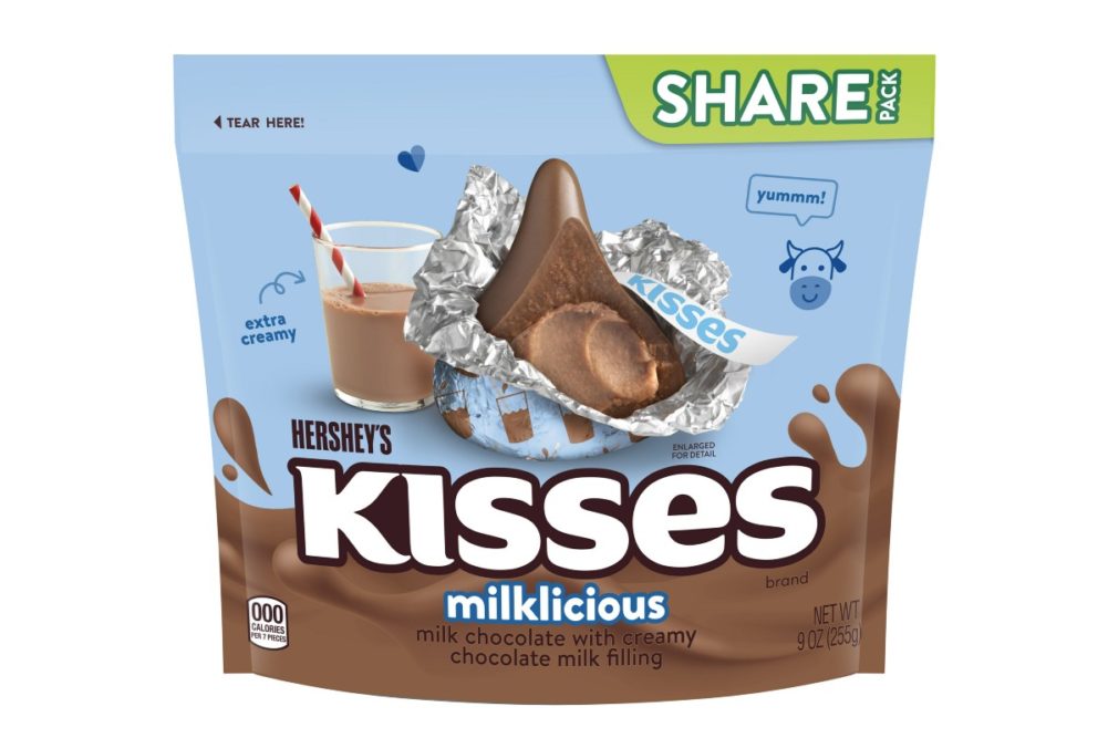 KISSES Milklicious chocolates chocolate milk filling