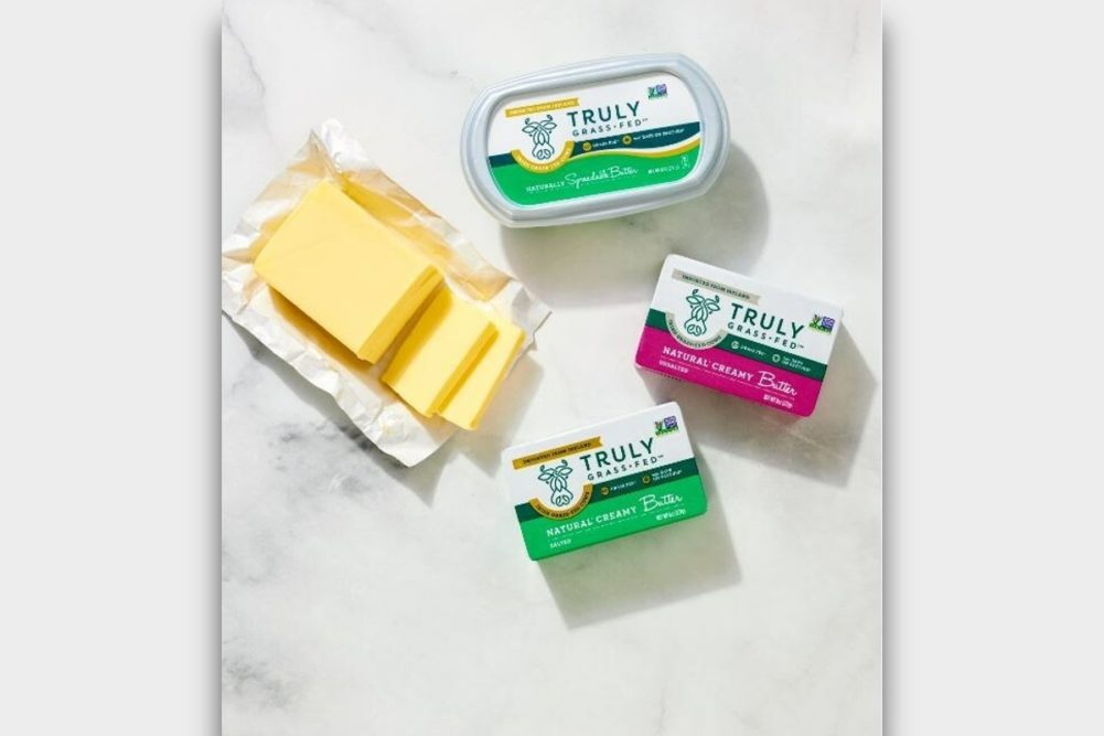Truly Grass Fed Natural Creamy Butter Packaging new packaging dairy products