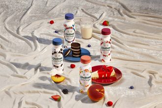 Chobani zero sugar drinks yogurt new products new flavors Mixed Berry, Peaches & Cream, Strawberry Cheesecake, Milk & Cookies