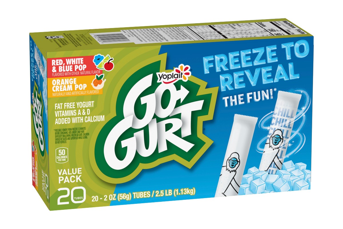 Yoplait Go-Gurt freeze and reveal new flavors 