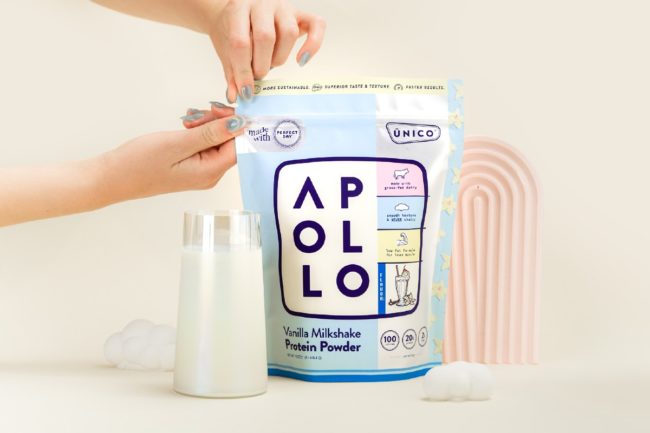 Unico Apollo Perfect Day protein powder new product flavors dairy whey