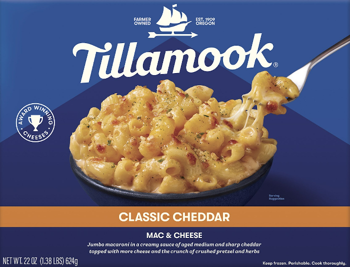 Tillamook Classic Cheddar Mac and Cheese frozen meal dairy industry