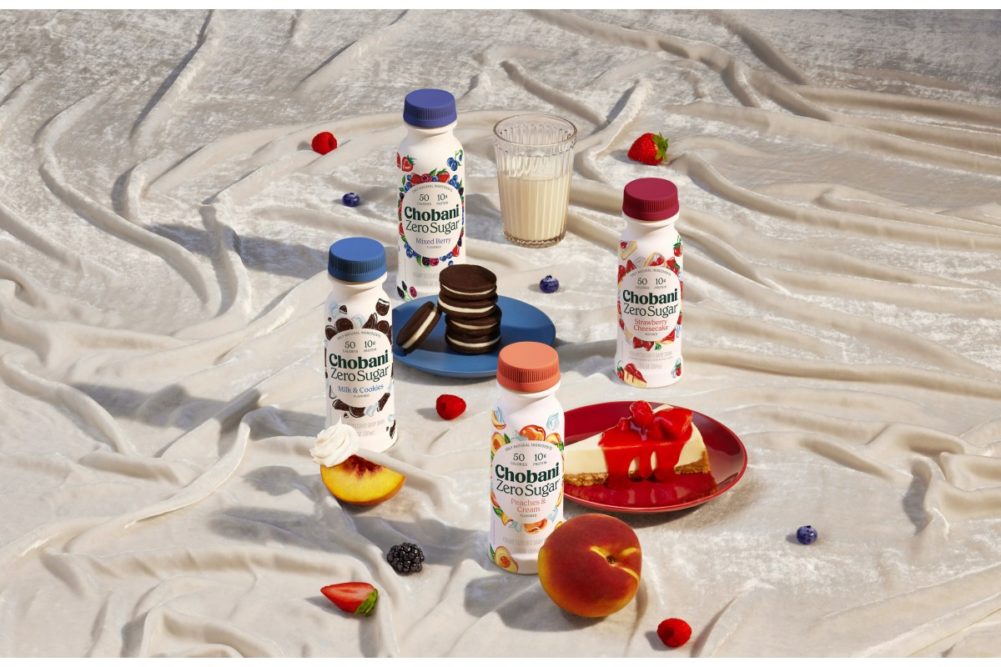 Chobani zero sugar drinks yogurt cultured dairy beverages