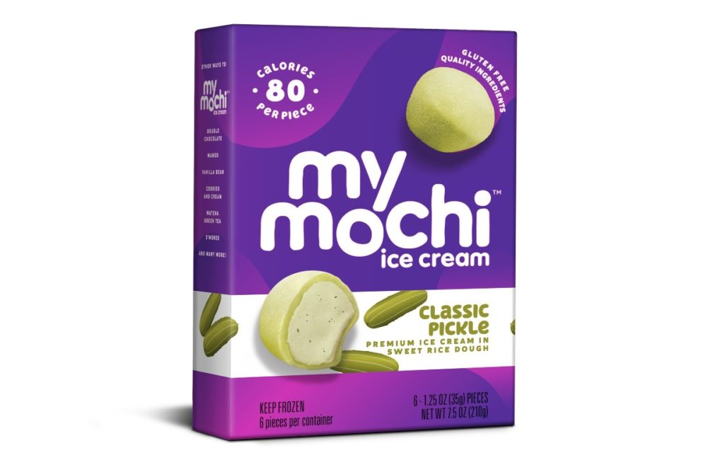 MyMochi limited edition new flavor National Pickle Day ice cream snacks Classic Pickle mochi frozen desserts