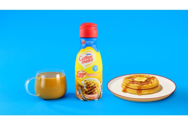 Coffe mate Eggo waffles maple syrup creamer new flavor dairy limited time
