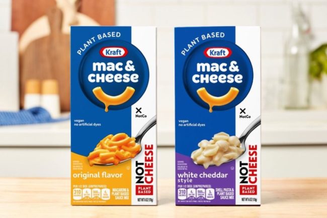 Kraft plant based mac and cheese NotMac&Cheese The Kraft Heinz Co. dairy alternative non-dairy