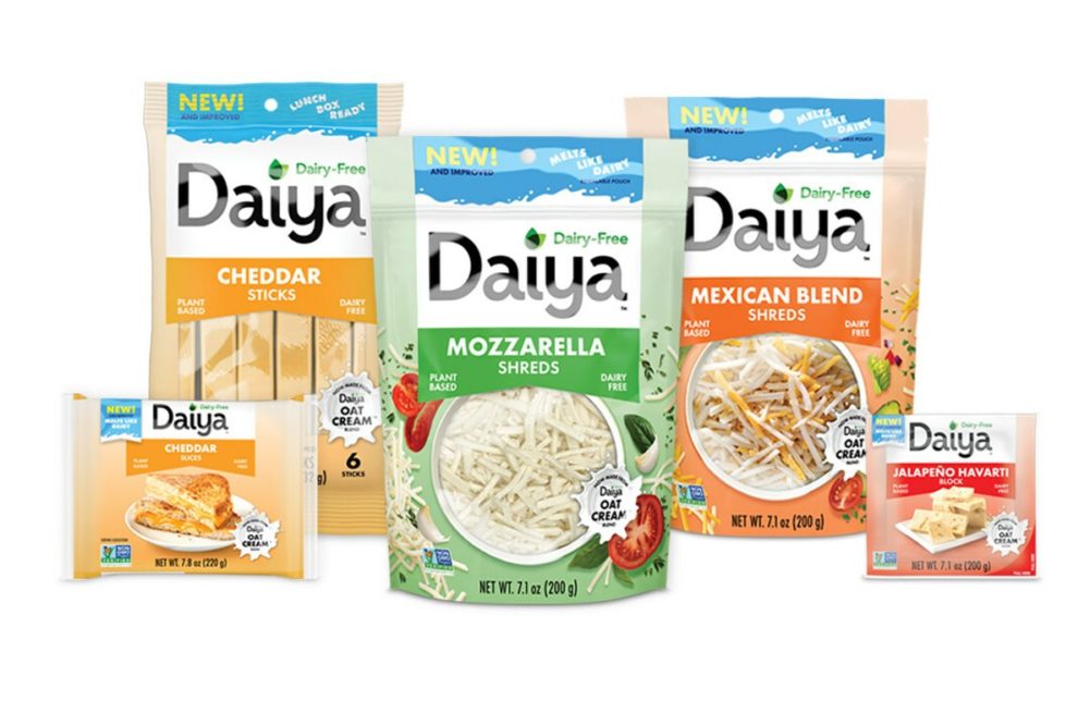 Daiya Cheese Products alternative dairy plant based oat cream fermentation non-dairy