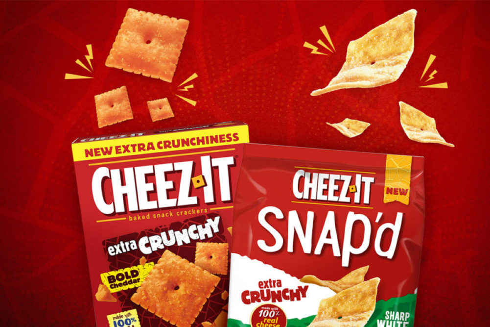 Cheez-It extra crunchy cheese new products crackers
