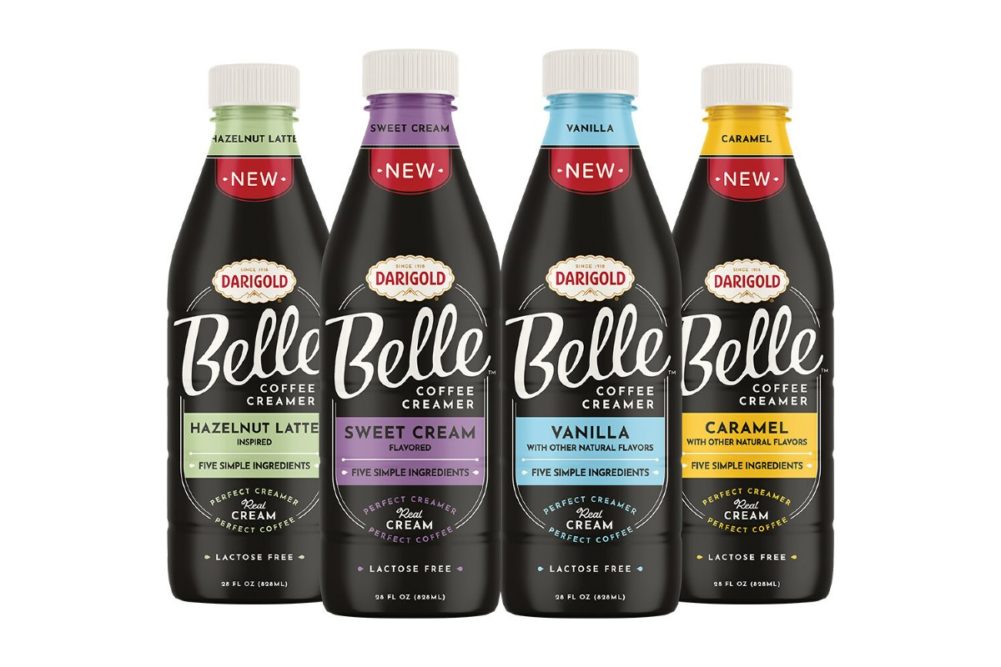 Belle Creamers Darigold flavors new products dairy coffee cream ingredients