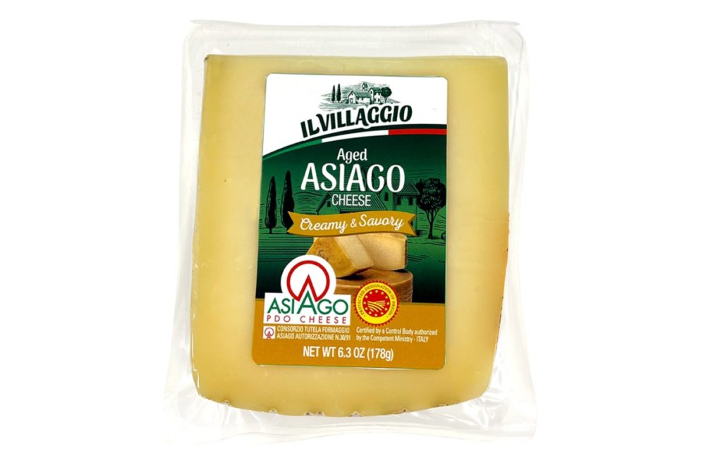 Atalanta Il Villaggio aged Asiago cheese creamy and savory dairy specialty foods imports
