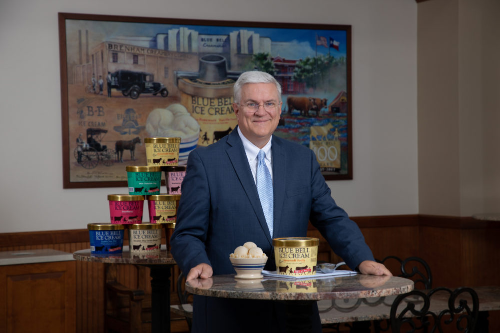 Blue Bell Ricky Dickson ice cream dairy CEO president