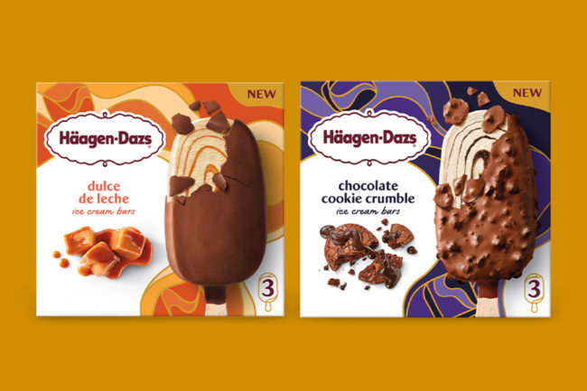 Häagen-Dazs new flavors ice cream bars dairy desserts novelties frozen milk chocolate